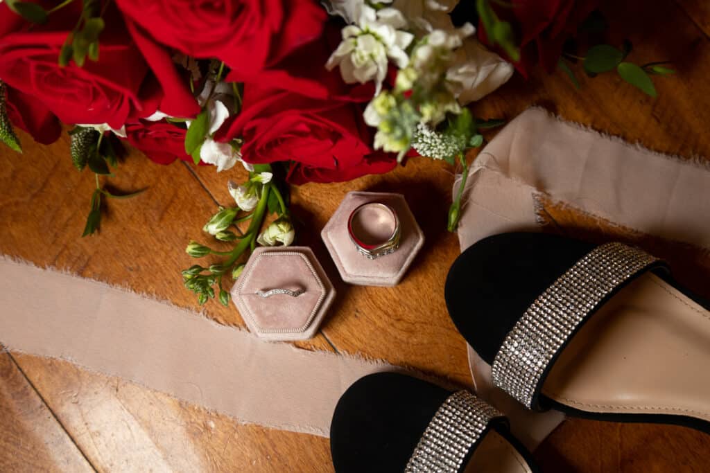 Picture of the wedding rings